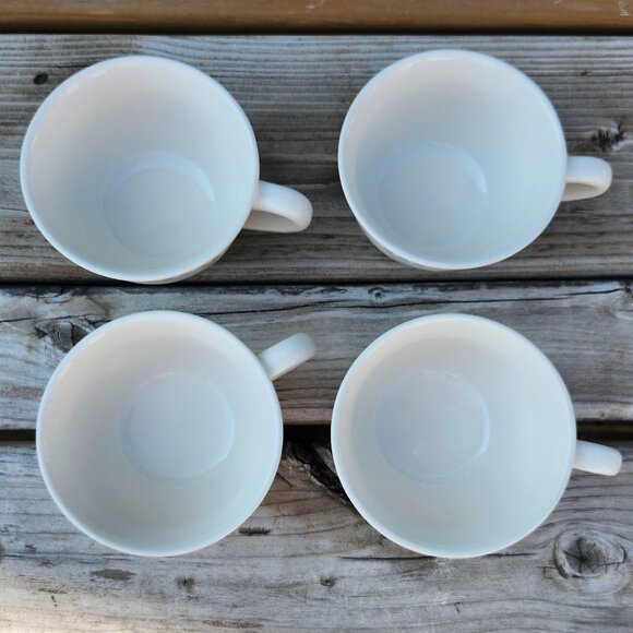 POTTERY BARN Emma Beaded Stoneware Dinnerware Set of Tea Cups - Picture 4 of 8